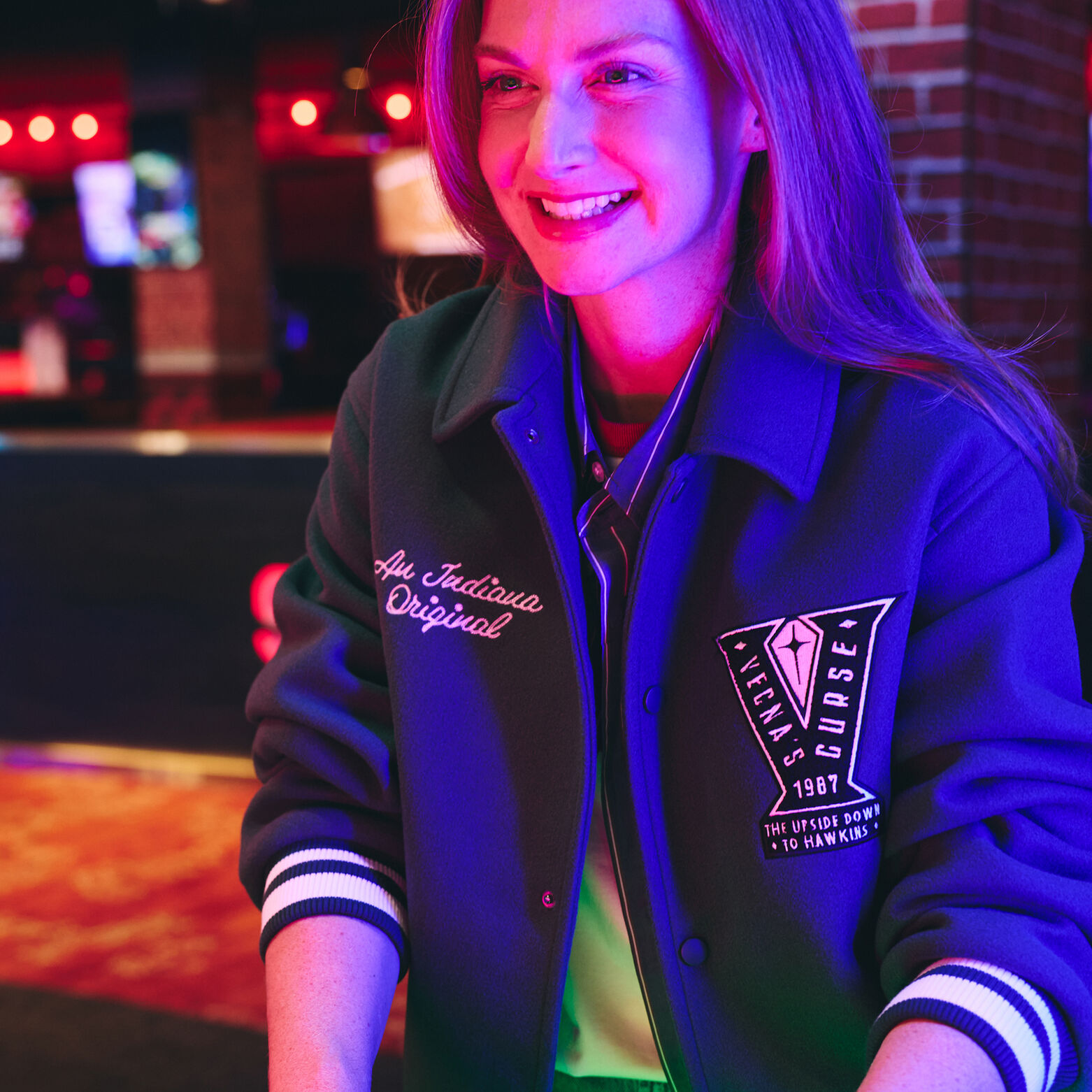 Blouson universitaire licence Stranger Things