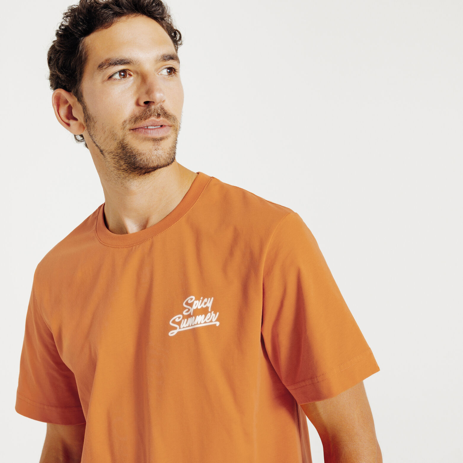 Tee shirt imprim&eacute; cocktail devant et dos