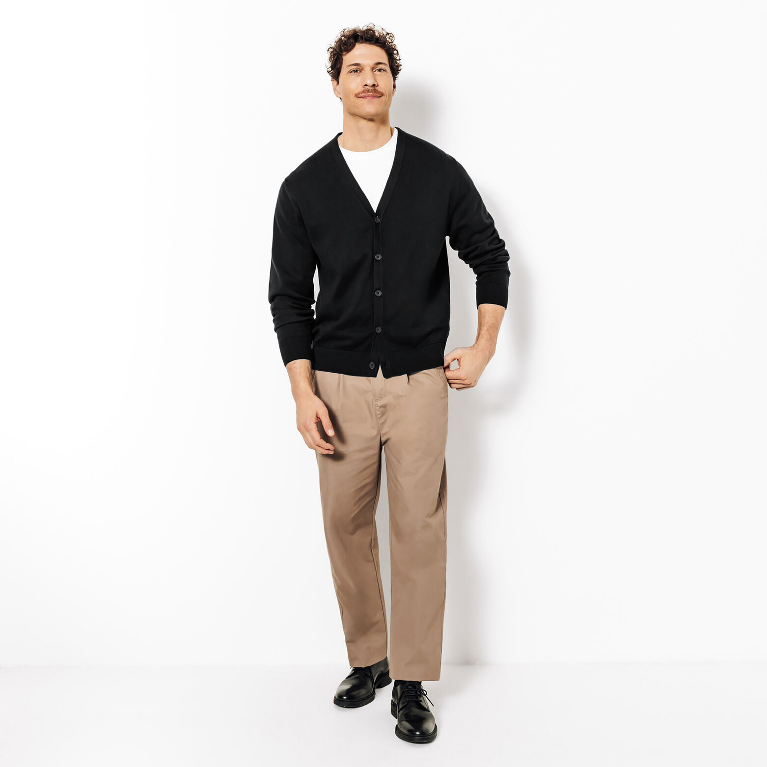 Gilet cardigan boutonn&eacute;