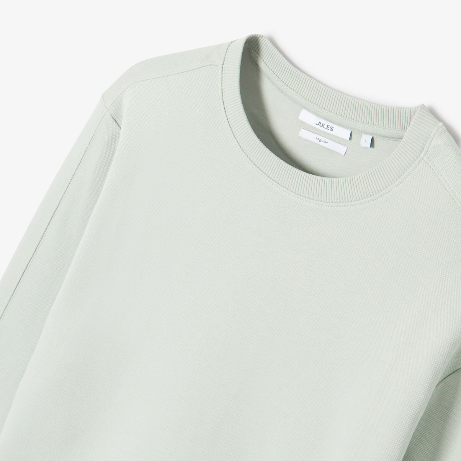 Sweat col rond textur&eacute;