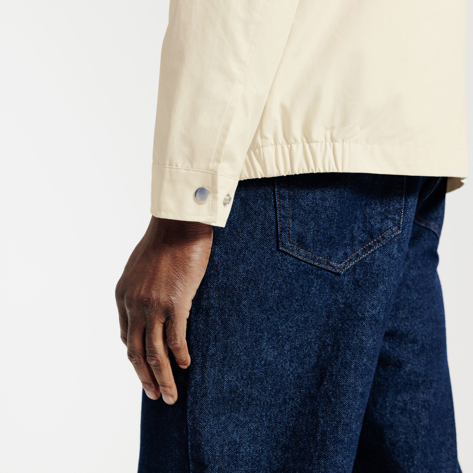 Blouson col chemise zipp&eacute;