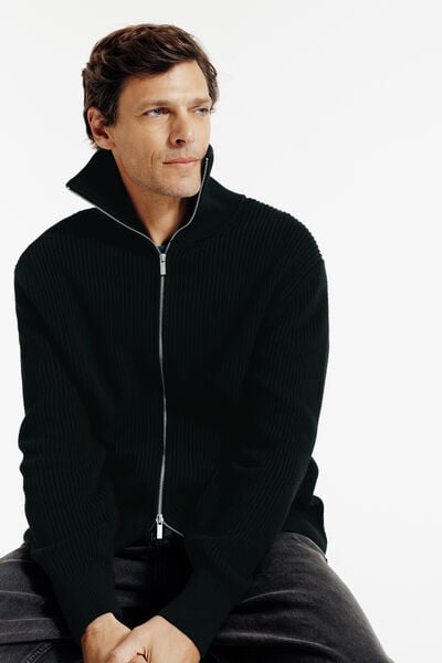 Gilet zipp&eacute; col camionneur