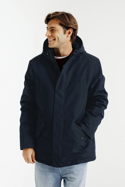 Parka courte &agrave; capuche