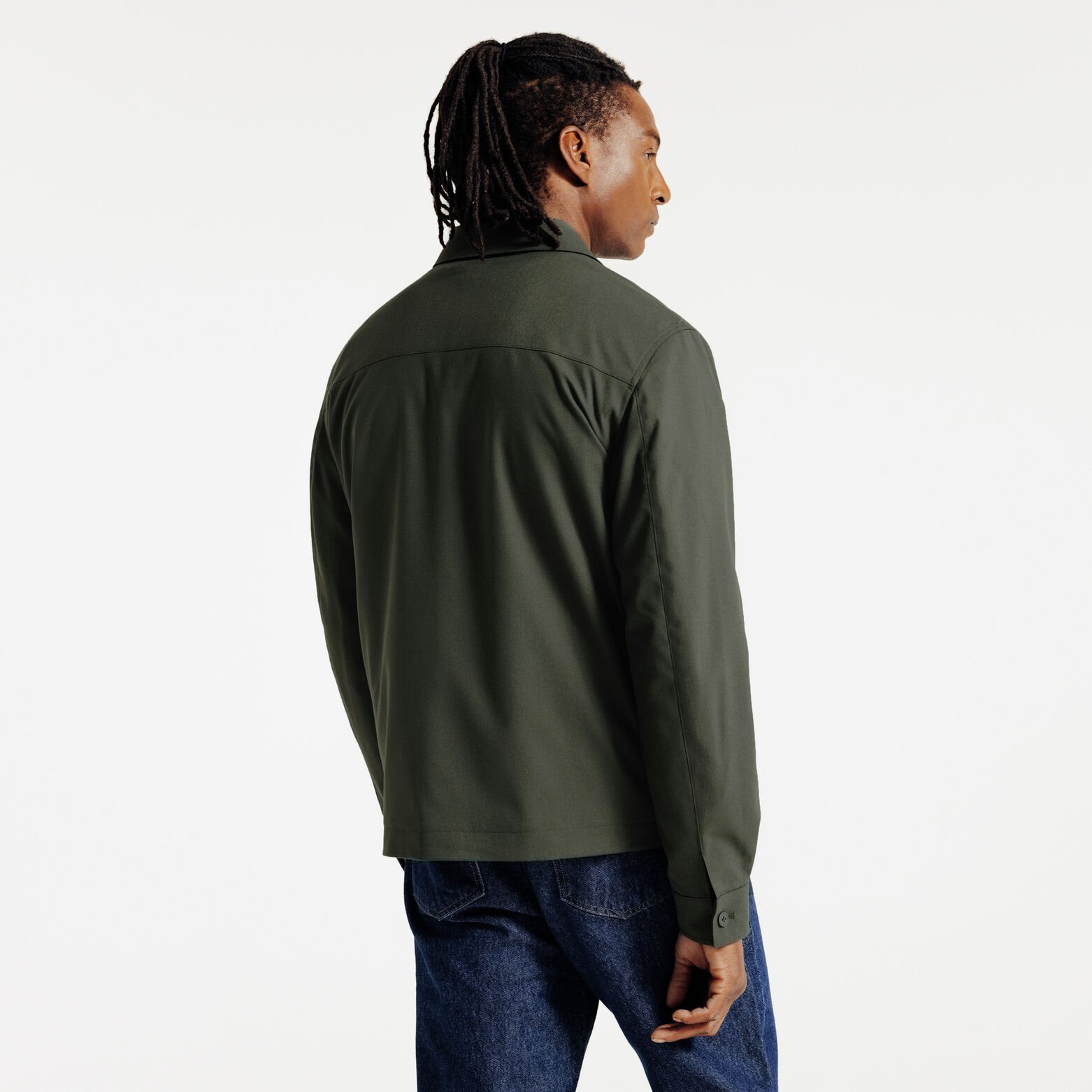 Veste col chemise zipp&eacute;e