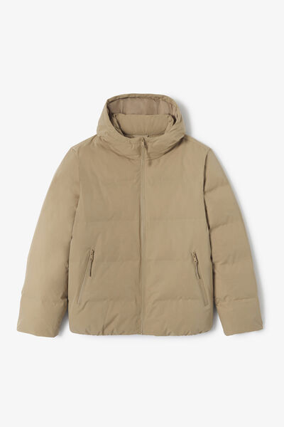 Doudoune zipp&eacute;e &agrave; capuche