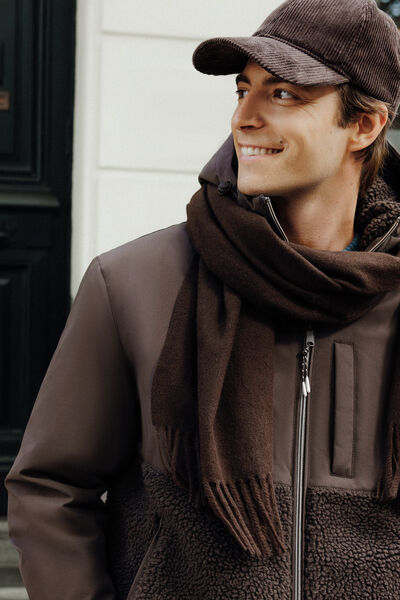 Blouson &agrave; capuche colorblock