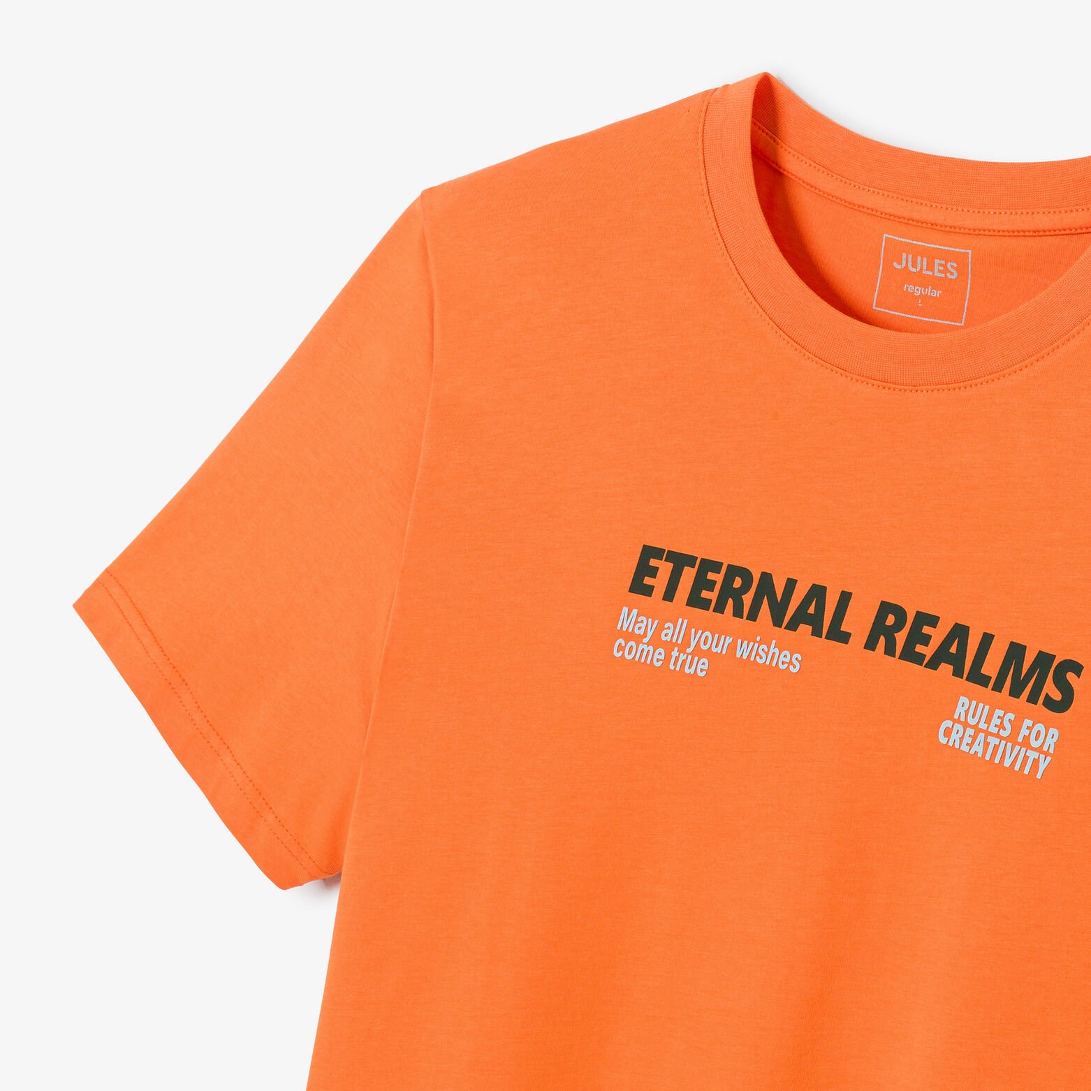 Tee shirt imprim&eacute; col rond