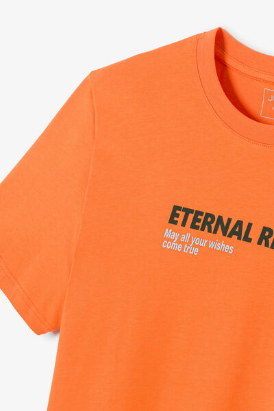 Tee shirt imprim&eacute; col rond