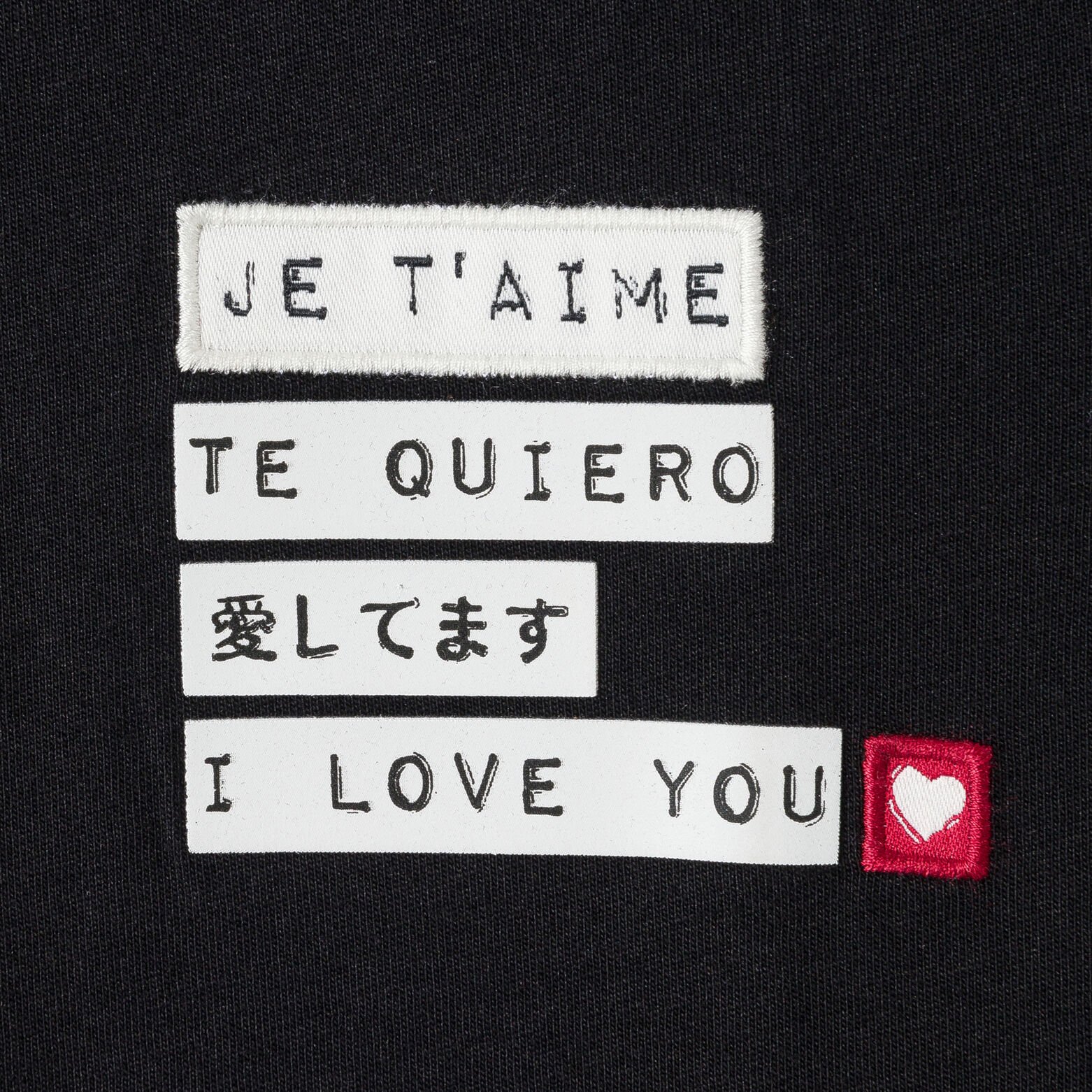 T-shirt met Sint-Valentijn print