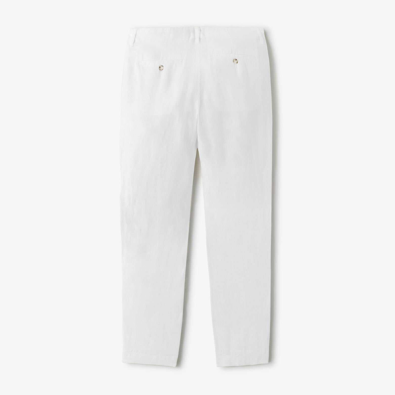 Pantalon chino loose 100% lin