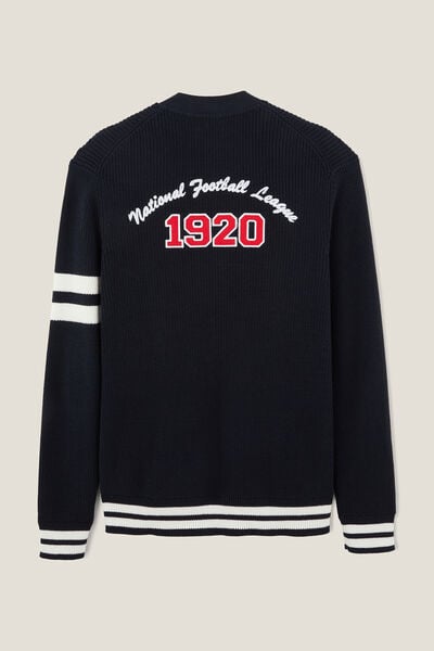 Gilet cardigan boutonn&eacute; licence NFL