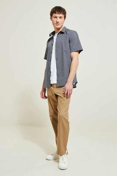 Chemisette en coton avec  imprim&eacute;