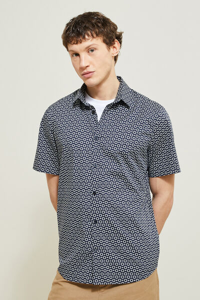 Chemisette en coton avec  imprim&eacute;