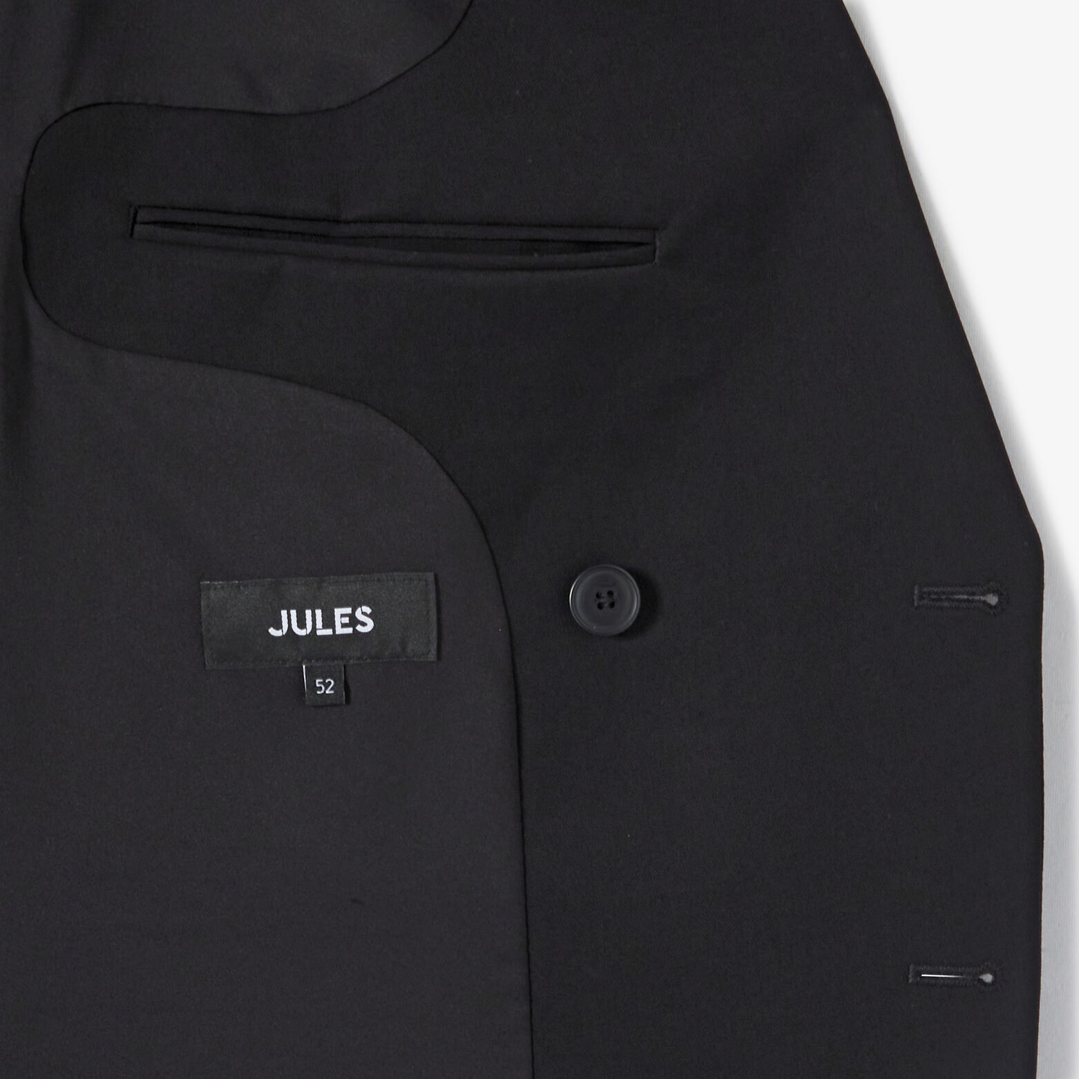 Veste de costume confort double boutonnage