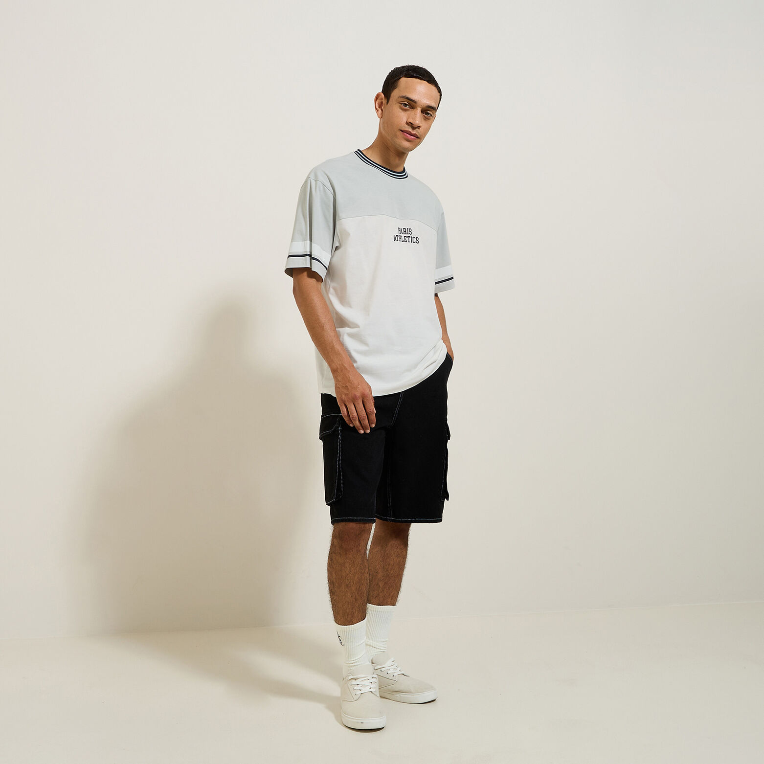 Tee shirt relax imprim&eacute; Paris Athletics