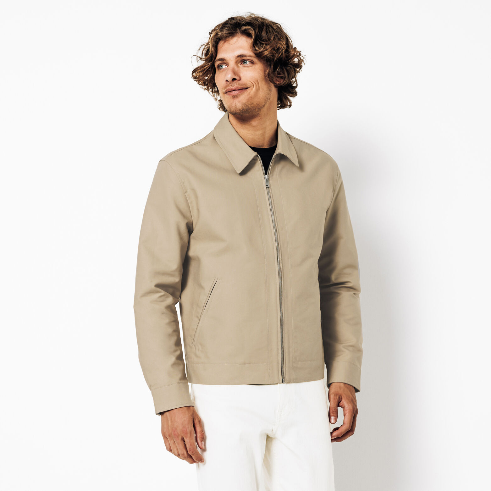 Blouson mi-saison col chemise