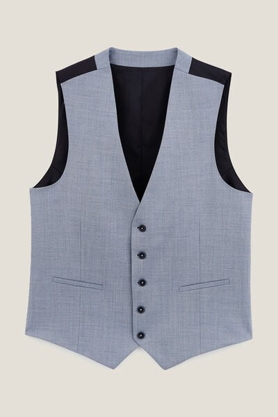 Gilet de costume slim bi-ton