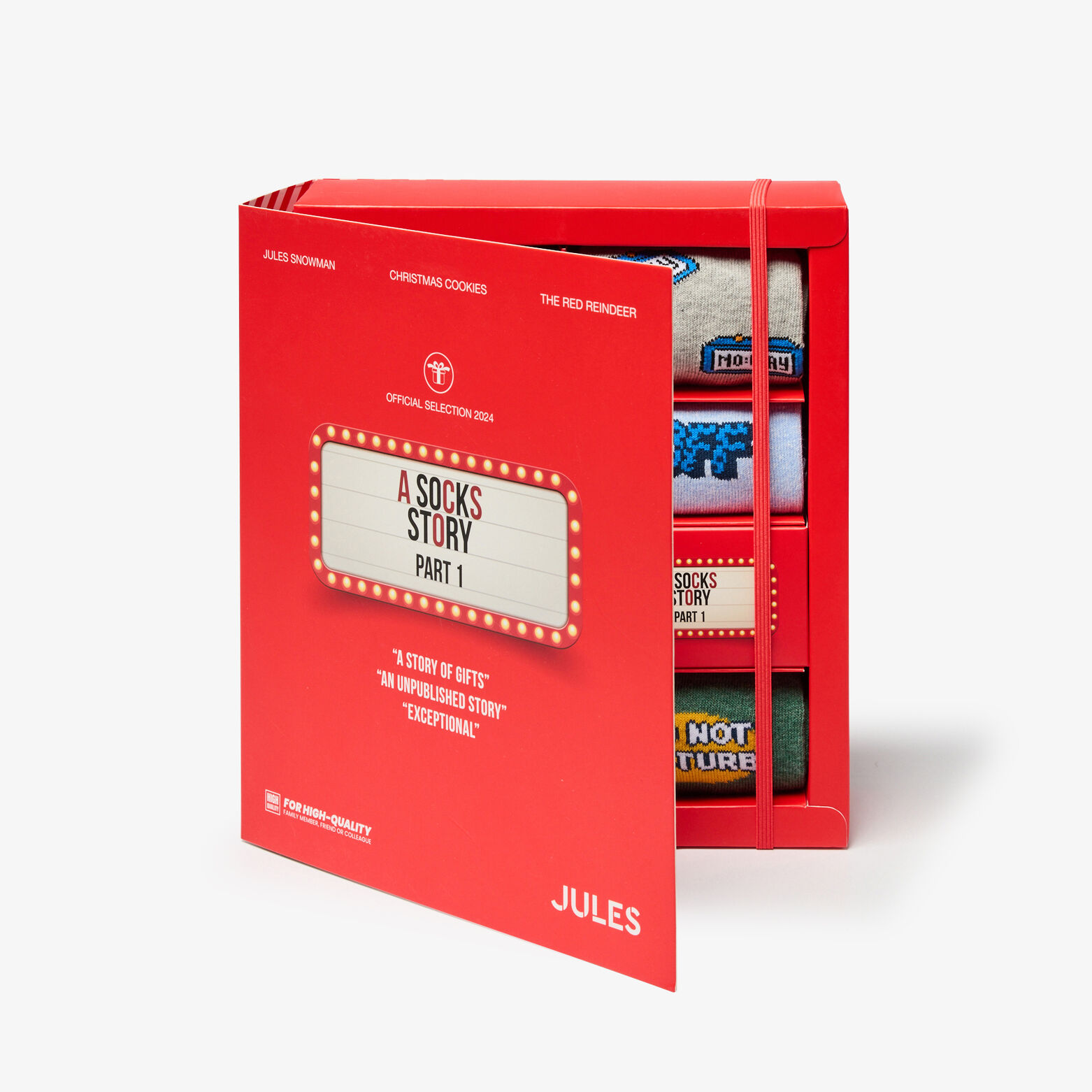 Box engelse versie van 7 paar fantasiesokken