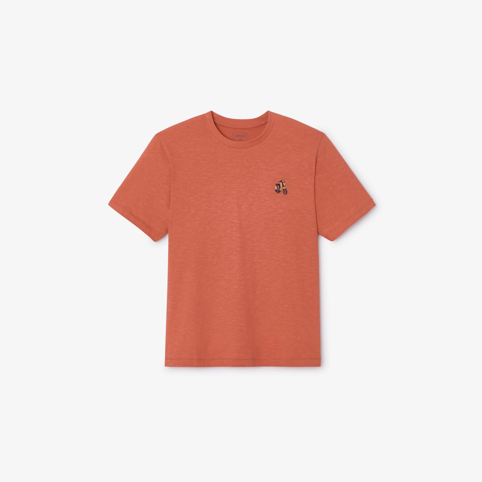 T-shirt in katoen met borduursel