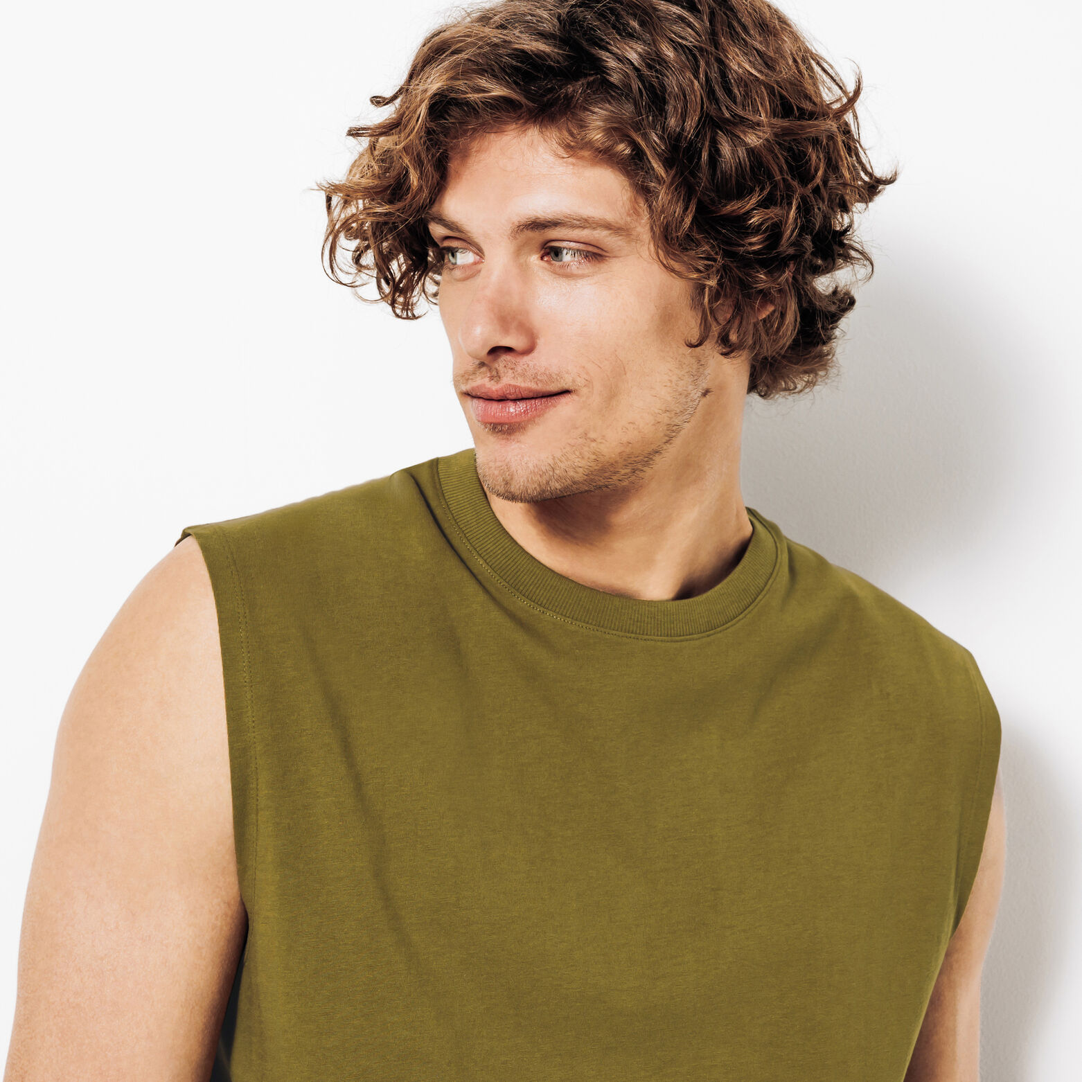 D&eacute;bardeur uni en coton