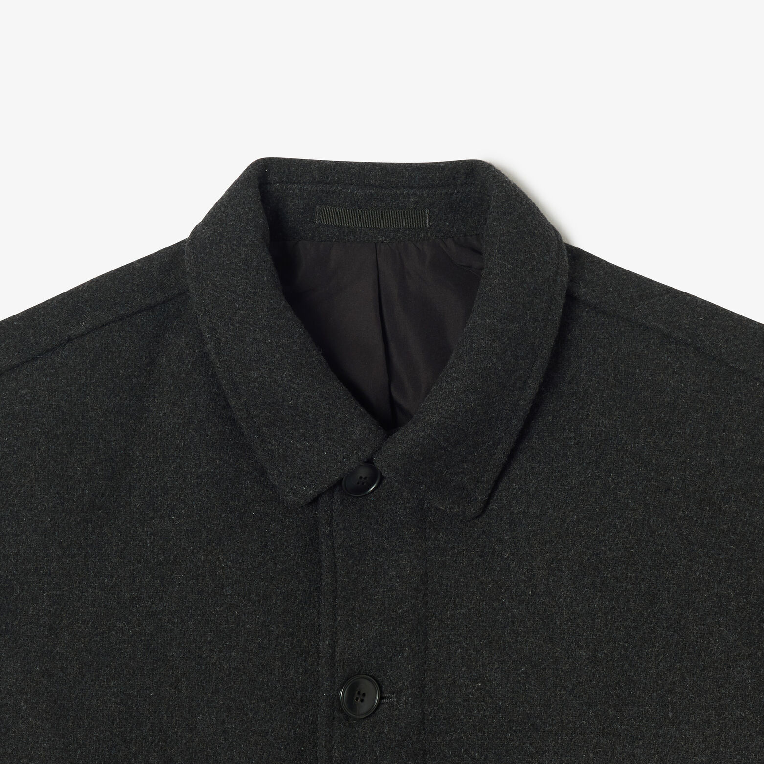 Vest met hemdskraag en knopen