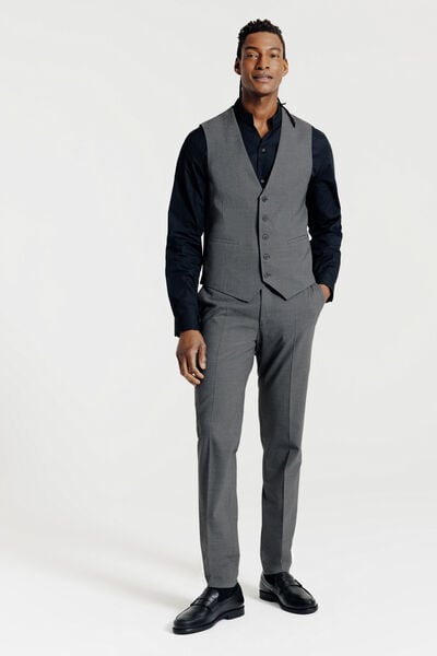 Gilet de costume slim bi-strech