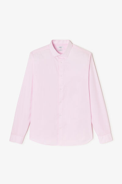 Chemise sans repassage slim en coton