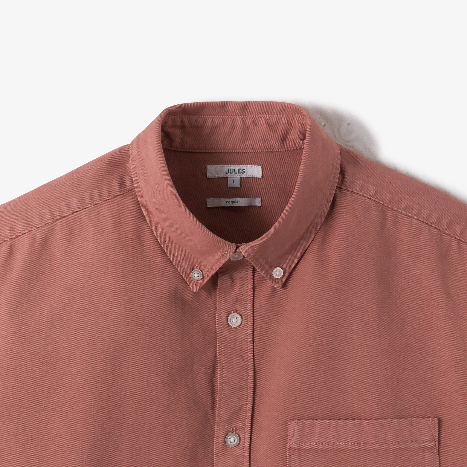 Chemise en coton unie