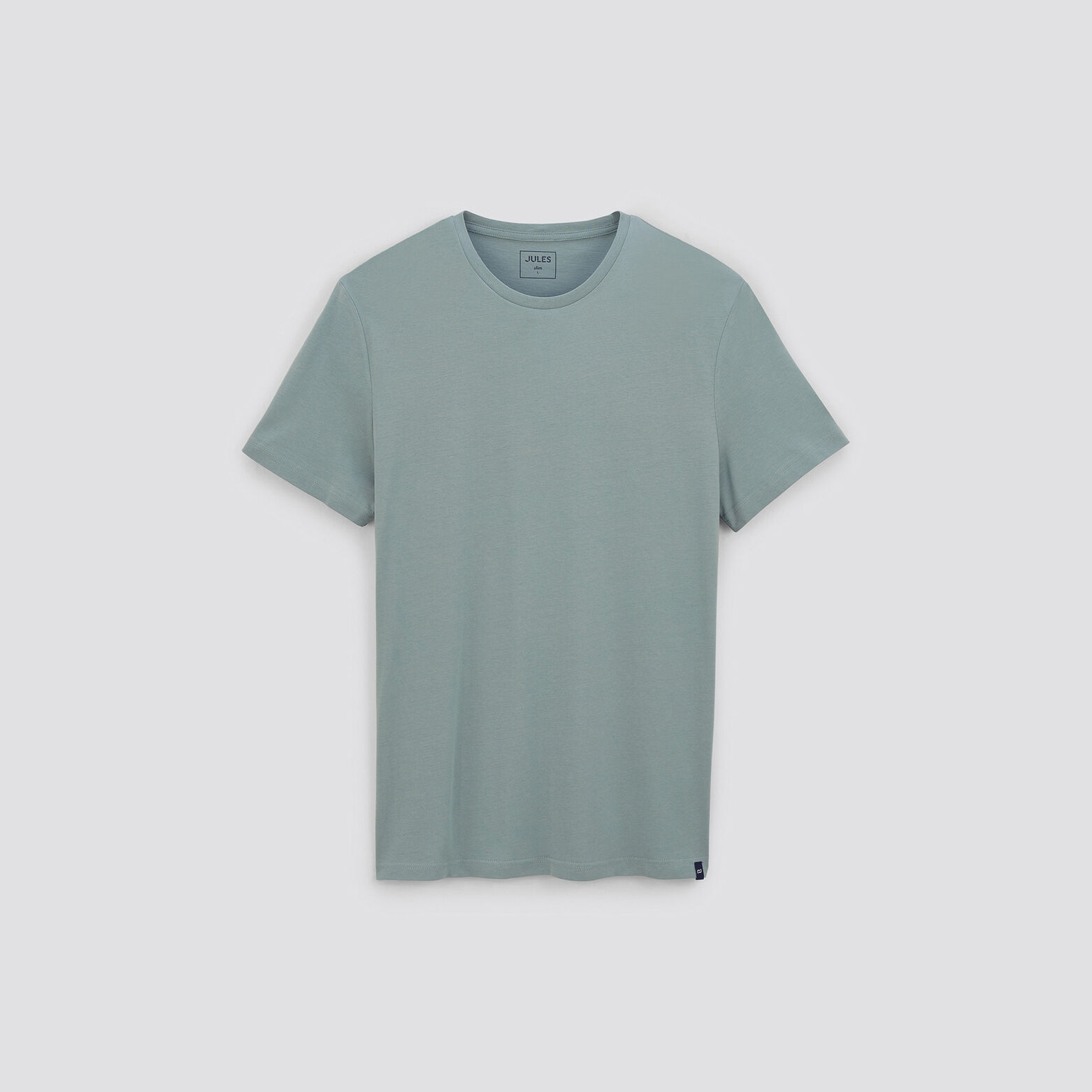 Tee shirt en coton col rond basique