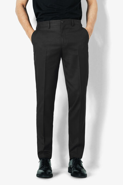 Pantalon de costume slim uni