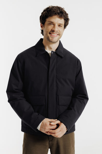 Blouson col chemise rembourr&eacute;