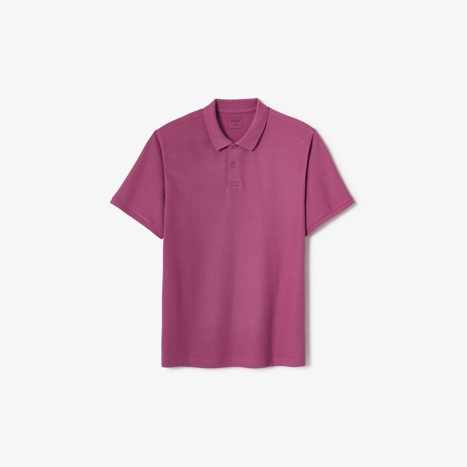 Polo manches courtes piqu&eacute; uni