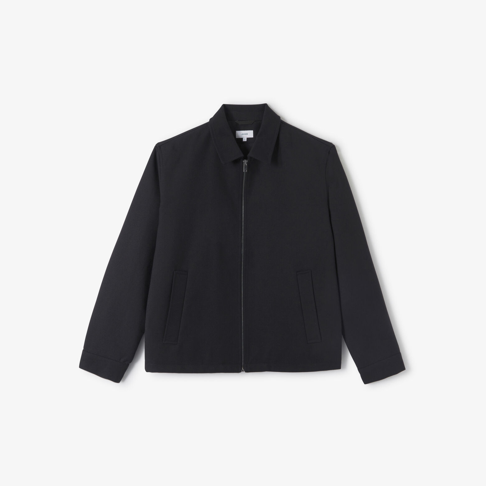 Blouson col chemise zipp&eacute;