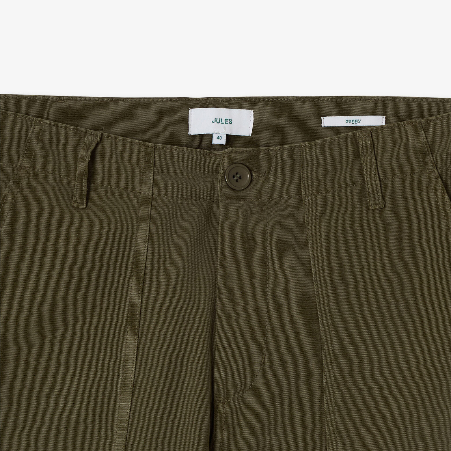 Pantalon baggy d&eacute;tail charpentier