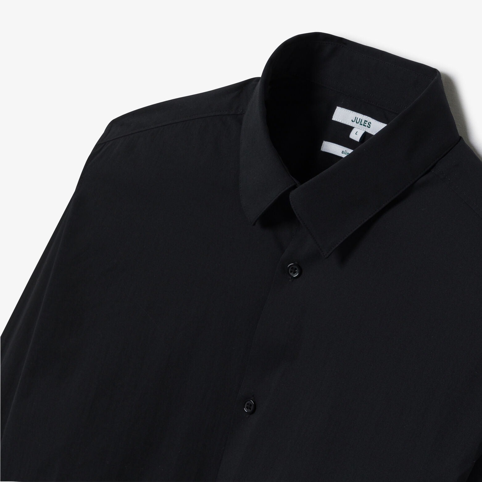 Chemise slim unie coton