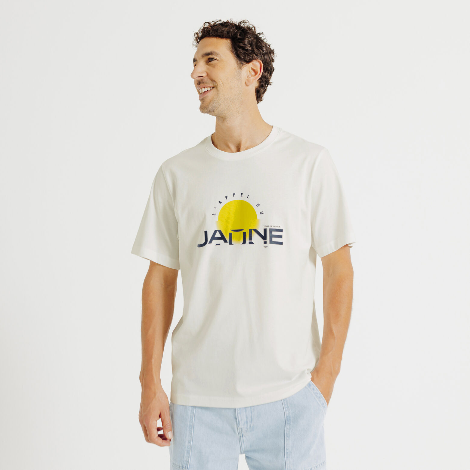 T-shirt met ronde hals, licentie Tour de France