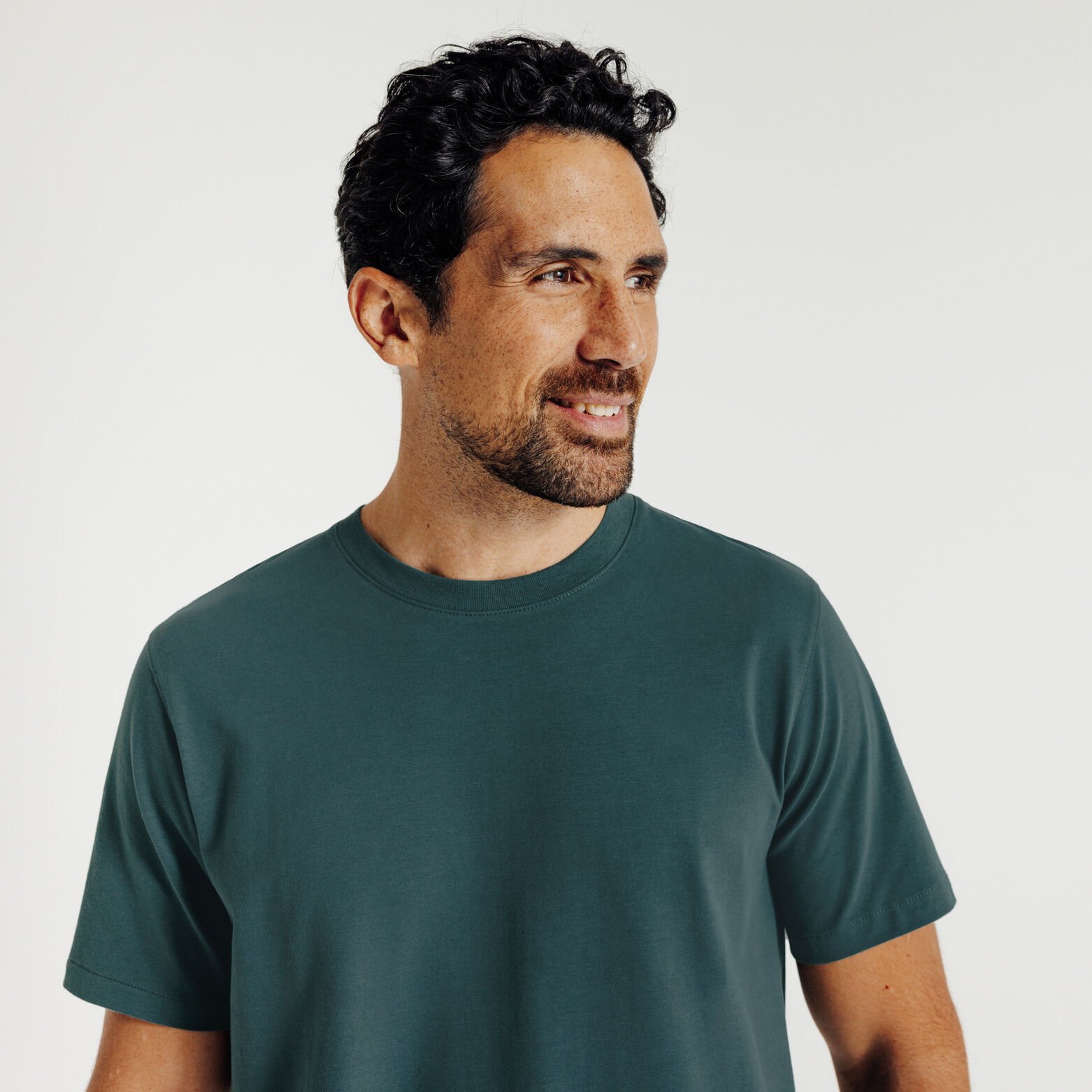 T-shirt ronde hals in zachte stof