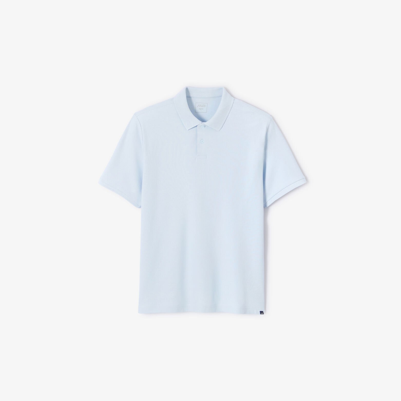 Polo manches courtes piqu&eacute; uni