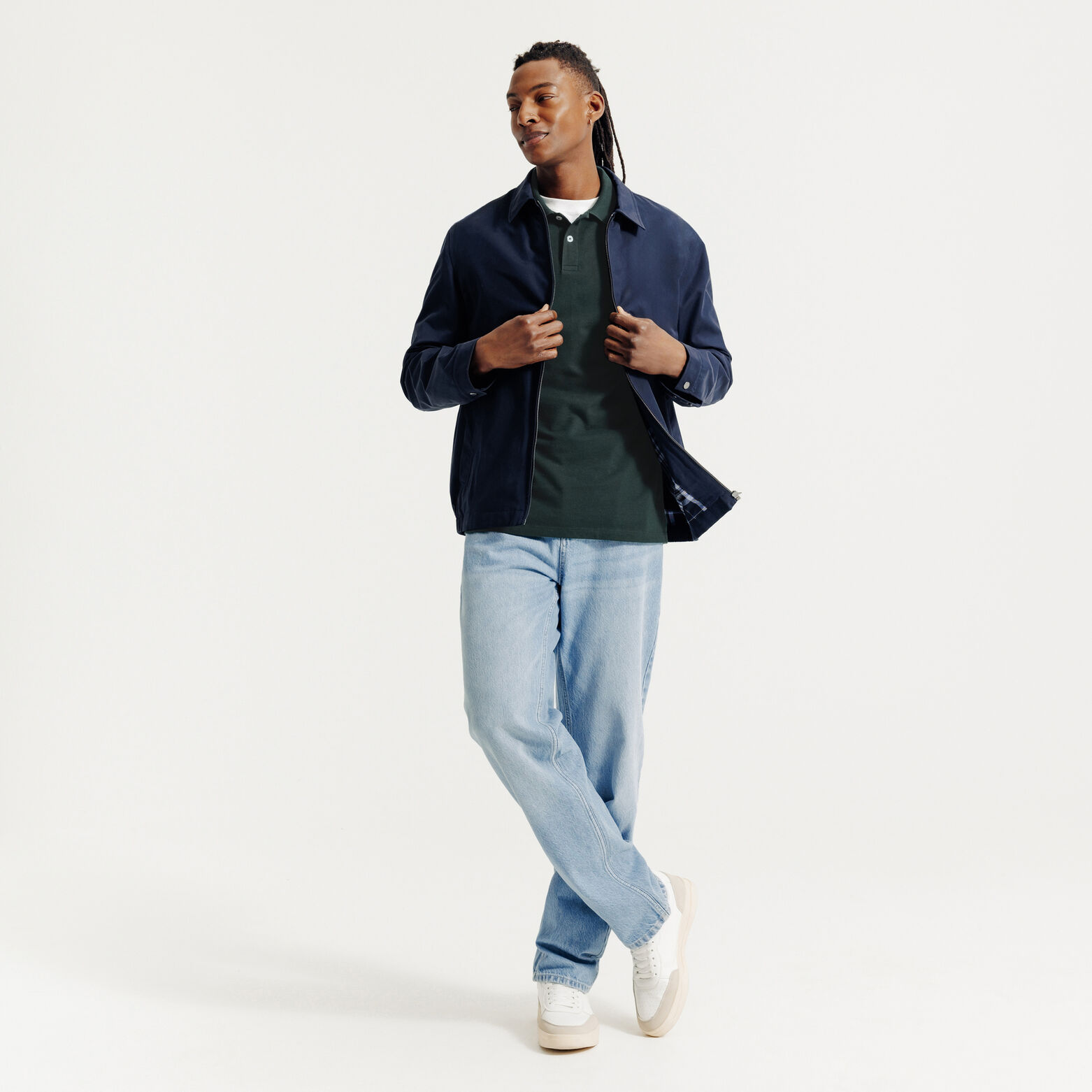 Polo manches courtes imprim&eacute; devant dos