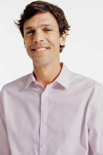 Chemise sans repassage en coton regular