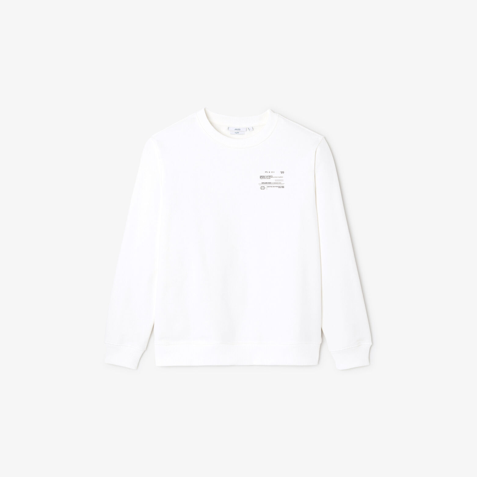 Sweater met ronde hals en print