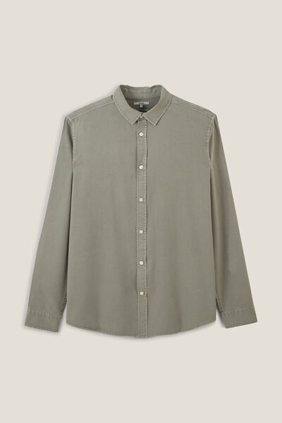 Overhemd van tencelkatoen