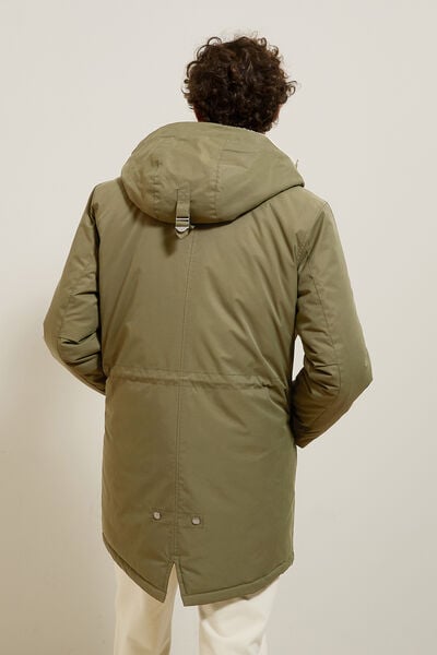 Parka d&eacute;perlante longue