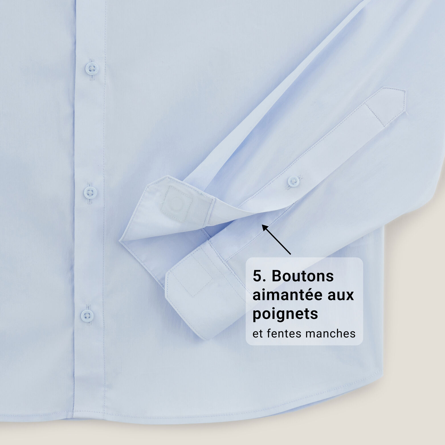 Chemise pour personne &agrave; mobilit&eacute; r&eacute;duite