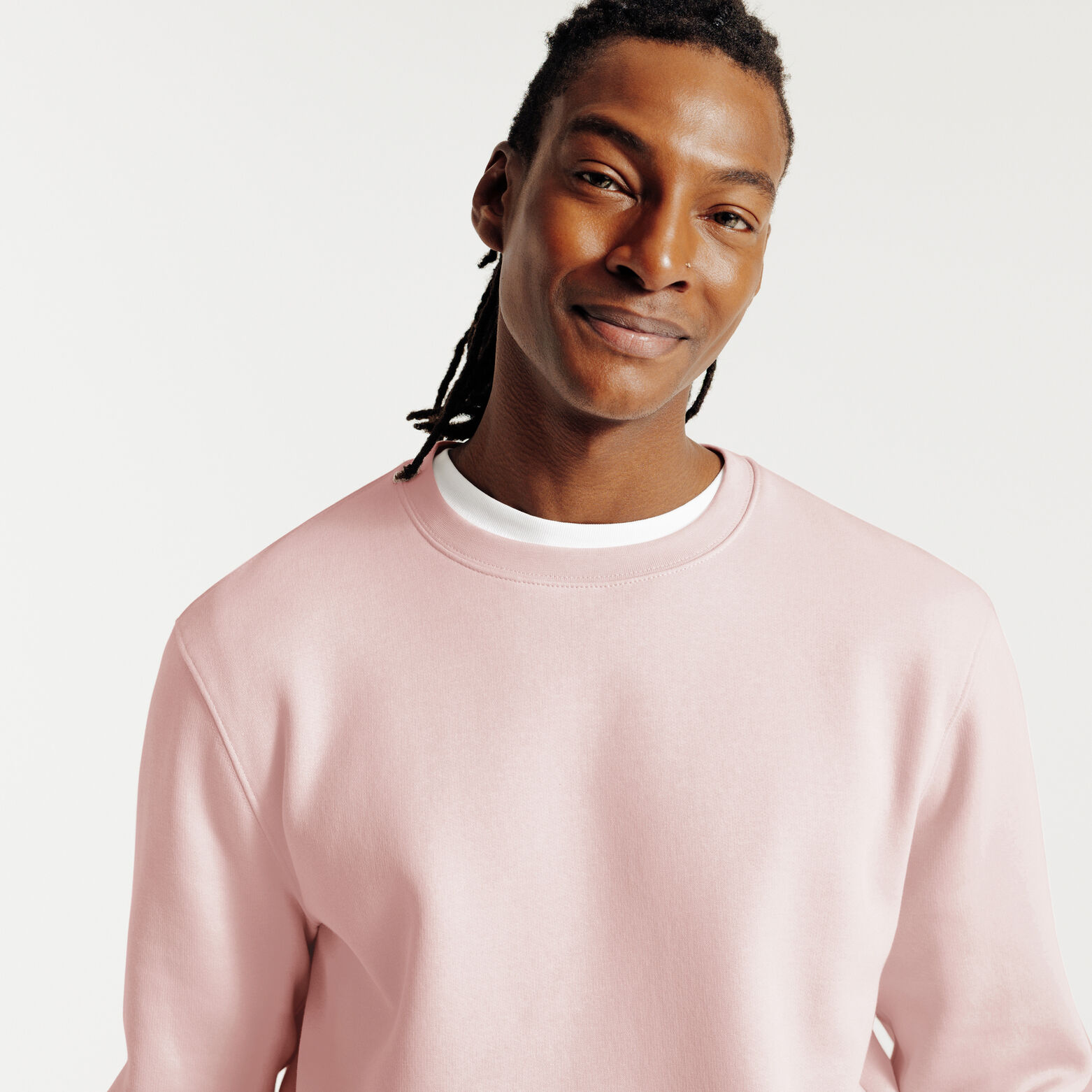 Sweat col rond uni