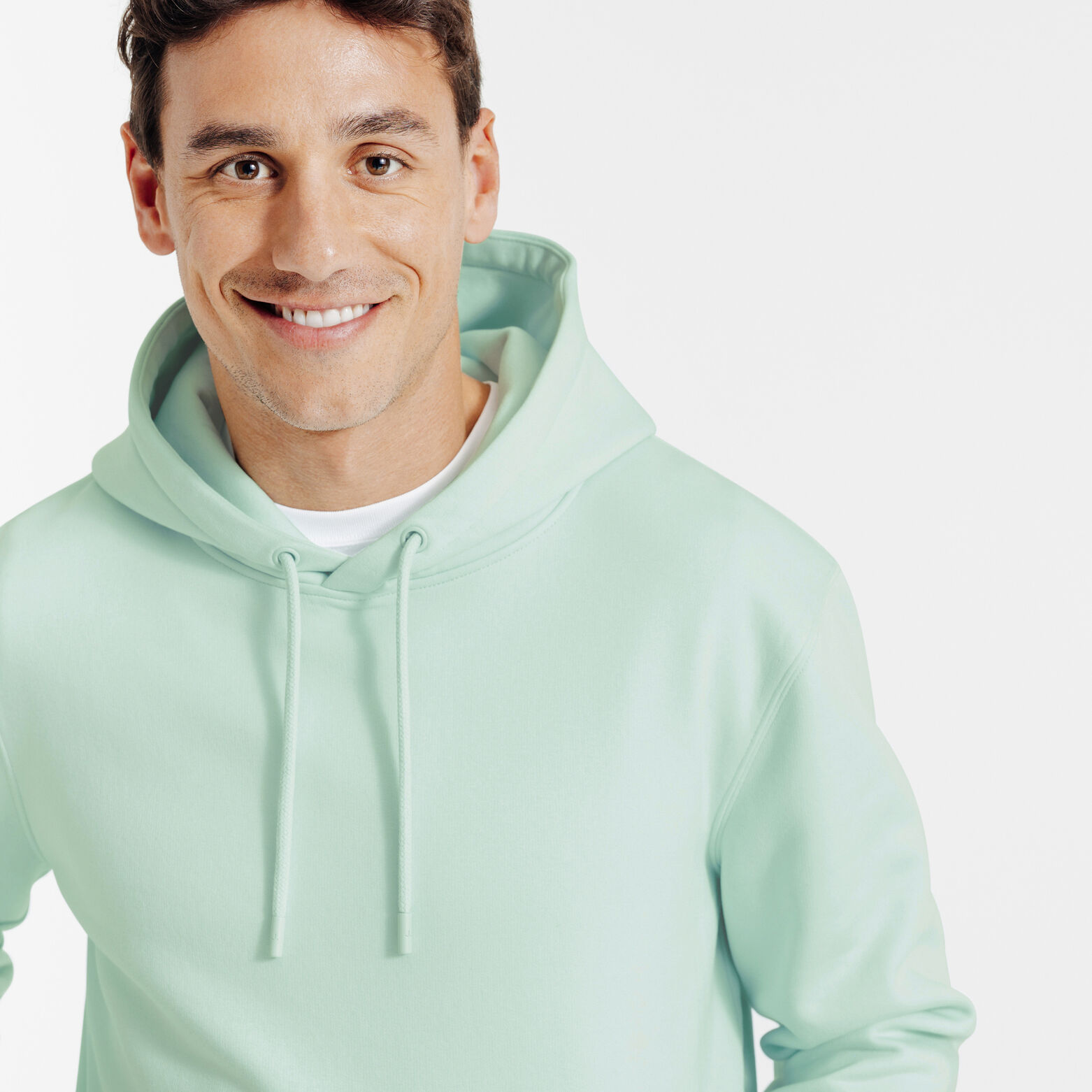 Sweat &agrave; capuche uni