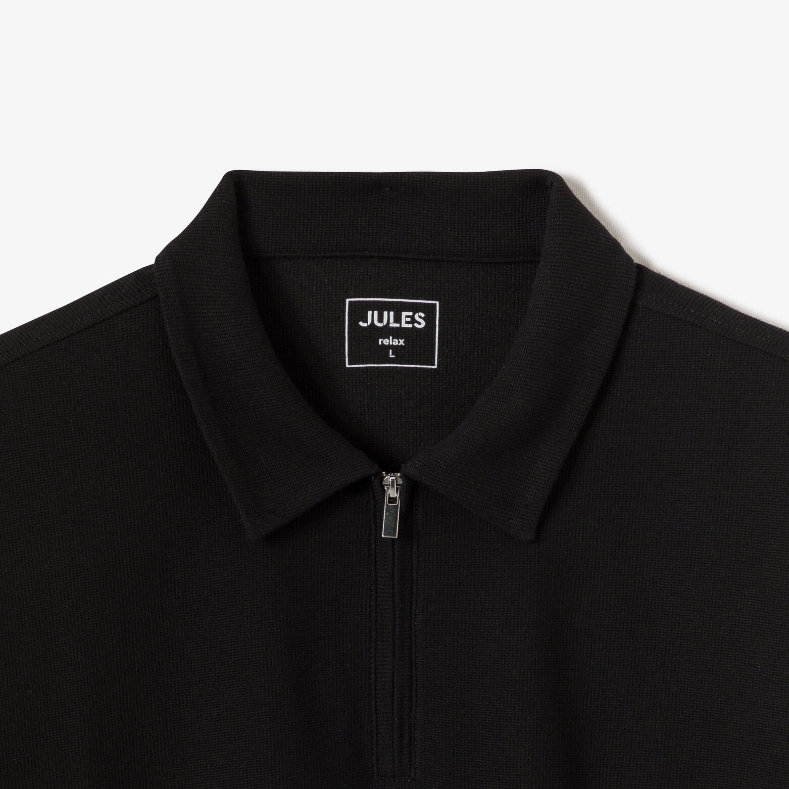 Polo korte mouwen, kraag met rits