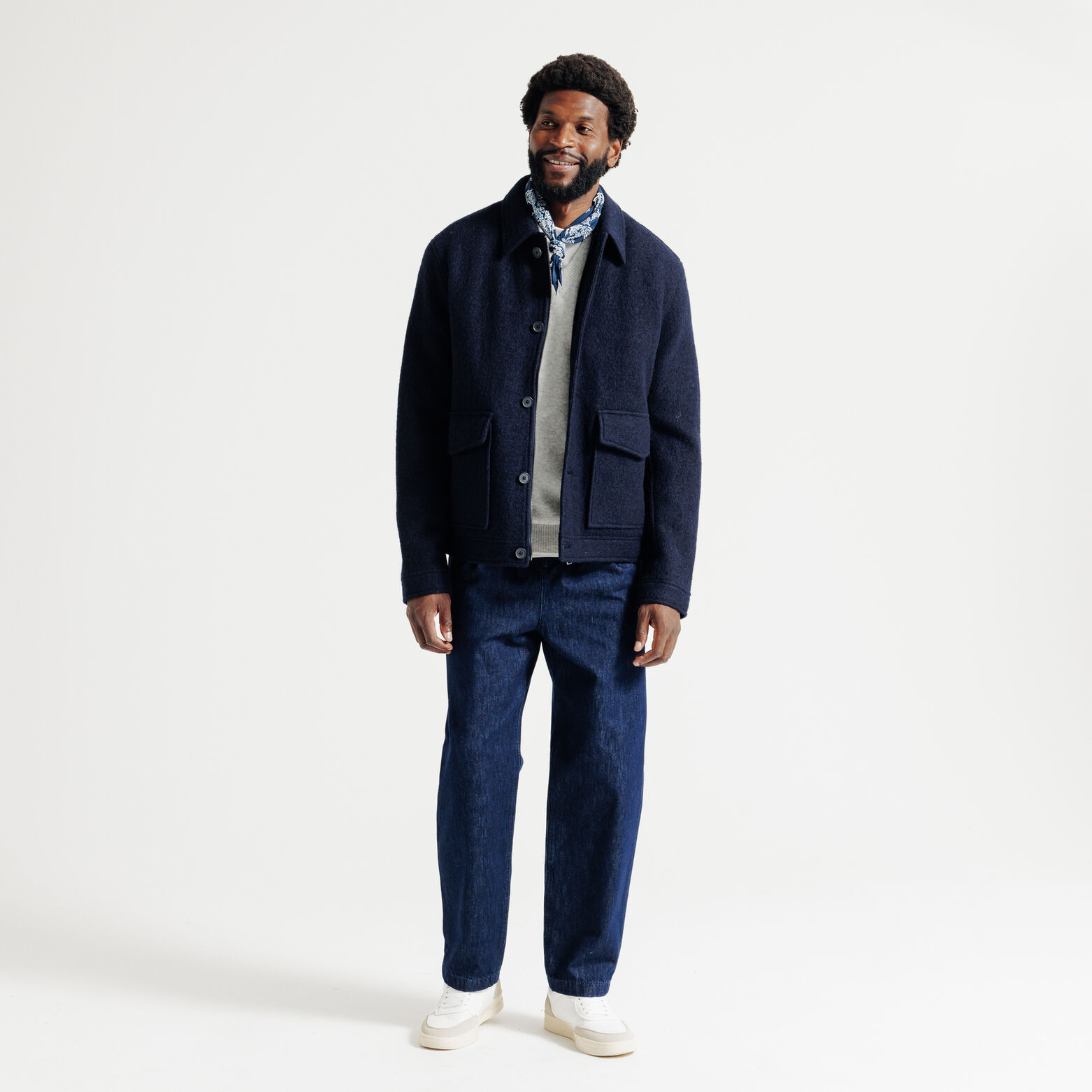 Trui met V-hals zonder mouwen