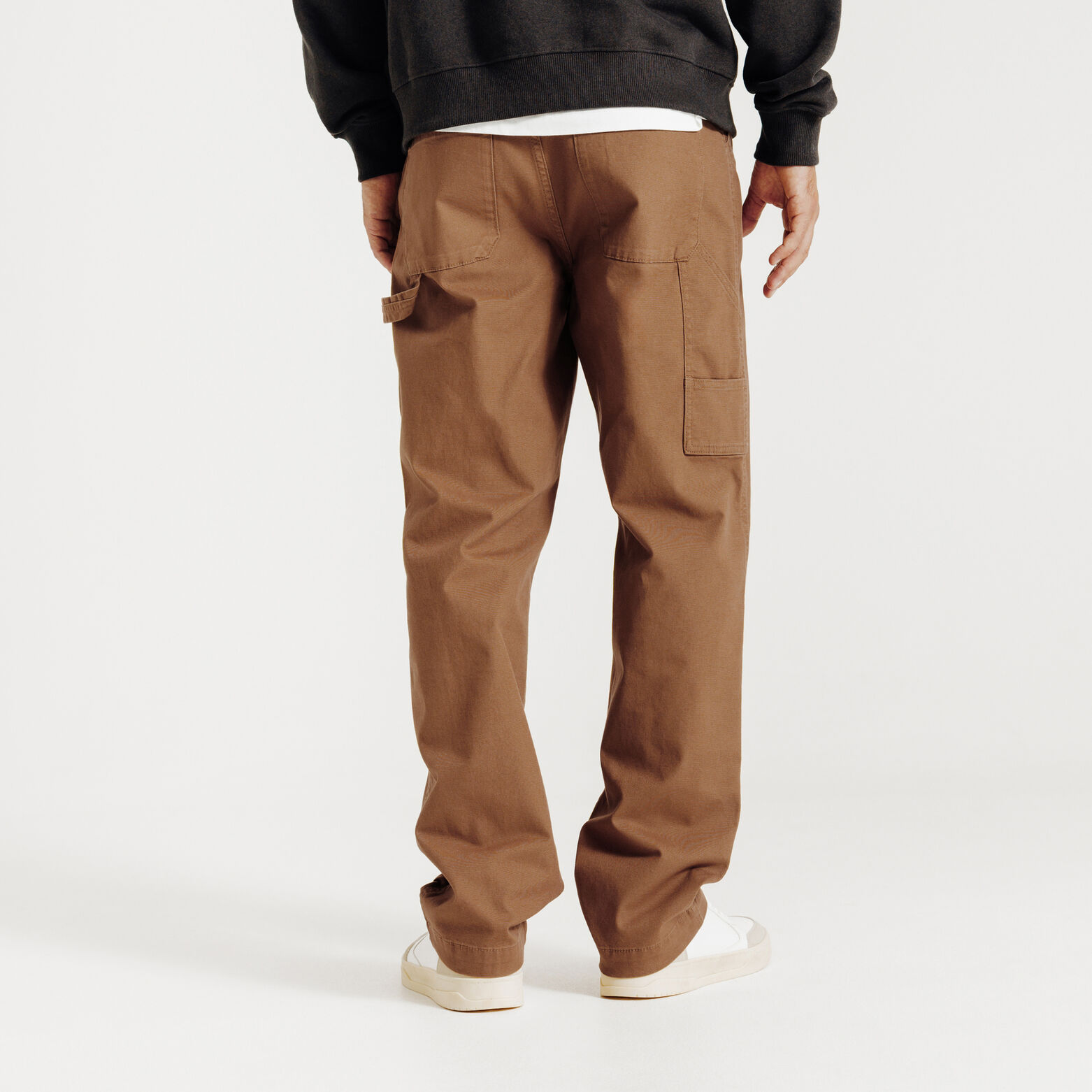 Pantalon charpentier loose mati&egrave;re canvas