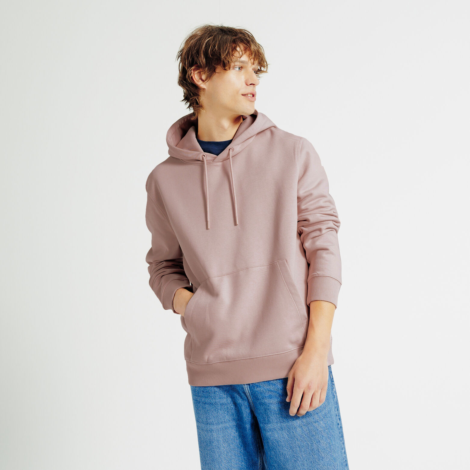 Sweat &agrave; capuche uni